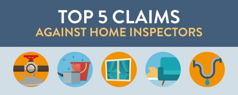 most common claims against home inspectors