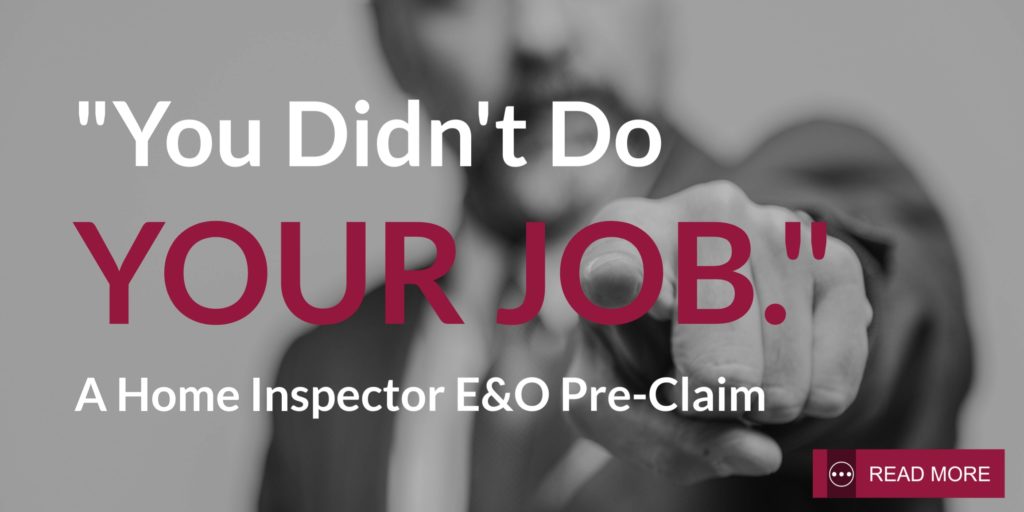 e&o pre-claim