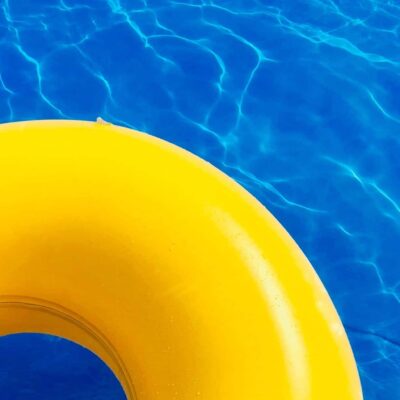 yellow inner tube in pool - pool inspections