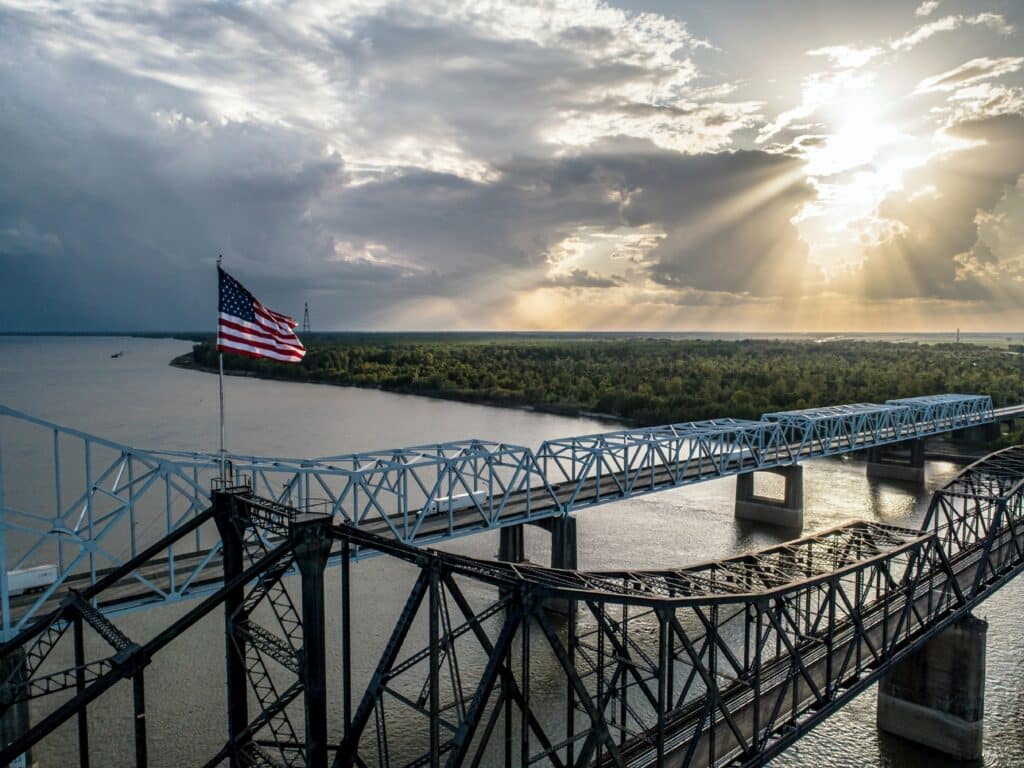 Photo of bridge in Mississippi for home inspector requirements